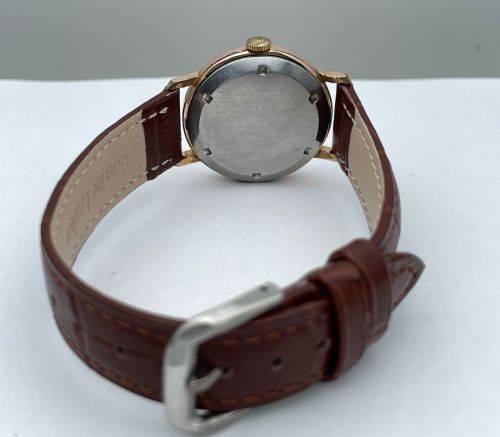 ***RETAIL:R8000 - SWISS ROTARY 17 JEWELS ROSE GOLD DRESS WATCH***