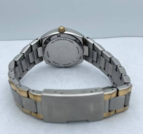 RETAIL:R4000 - FOSSIL TWO-TONE CRYSTAL LADIES DRESS WATCH!!!