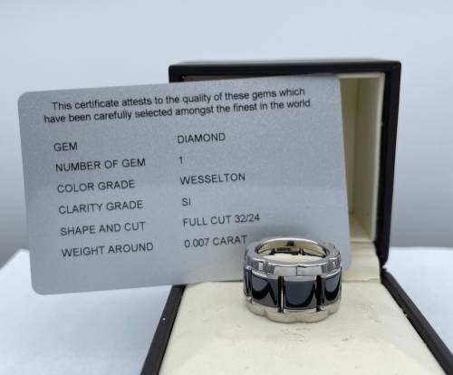 RETAIL R12500 - LUXURY TAG HEUER DIAMOND CERAMIC RING!