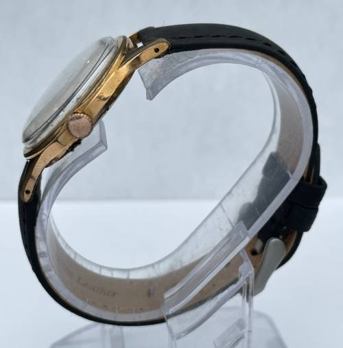 DELFIN SWISS AUTOMATIC MENS GOLD VINTAGE WATCH!