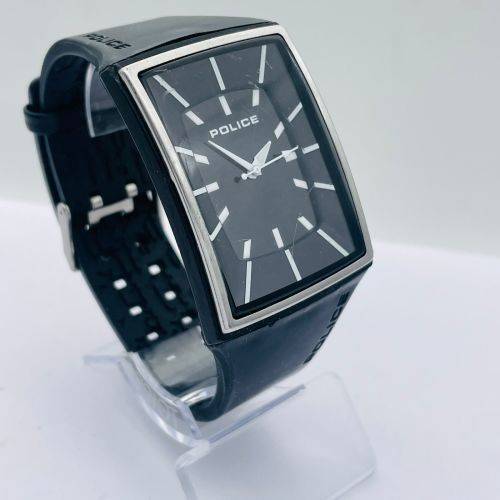 POLICE MINIMALIST MENS BLACK DRESS WATCH