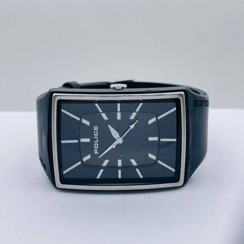 POLICE MINIMALIST MENS BLACK DRESS WATCH