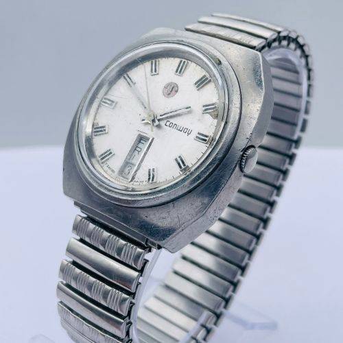 CONWAY SWISS COLLECTORS MENS DRESS WATCH!
