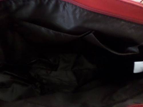 Valojusha PU Leather Tote Handbag in Ruby Red