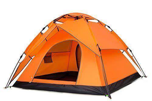 Camping tent 3-4 people, Automatic tent, Rainproof/Windproof tent