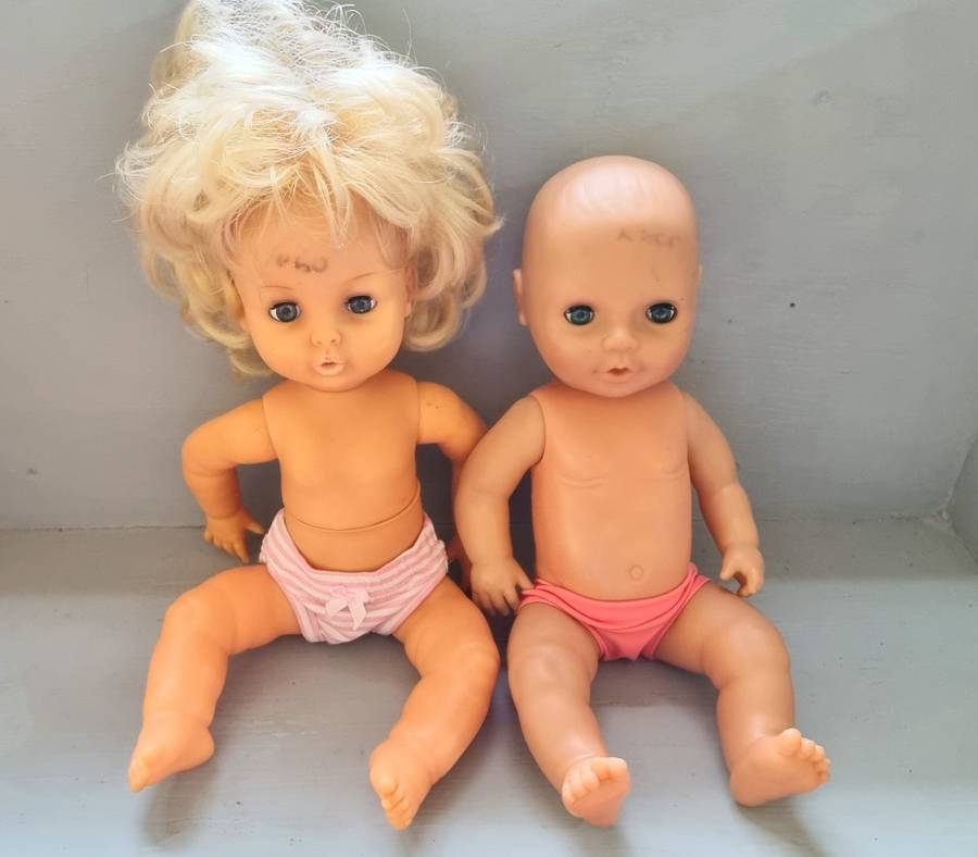 Two old dolls