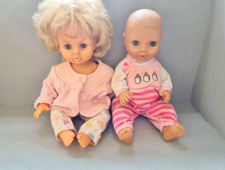 Two old dolls