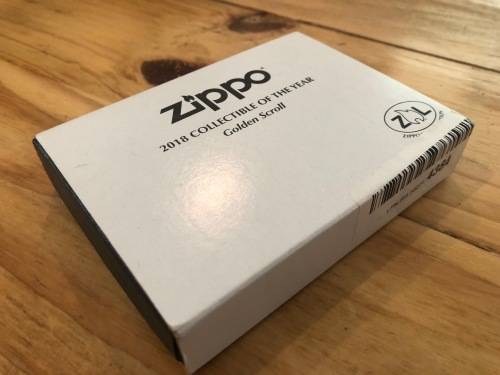 ZIPPO Golden Scroll - 2018 Collectible of the Year - Mint Unused Investment Grade