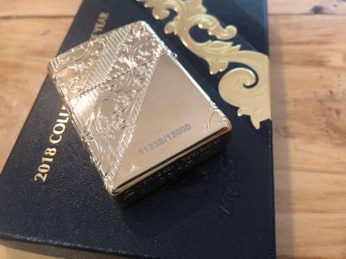 ZIPPO Golden Scroll - 2018 Collectible of the Year - Mint Unused Investment Grade