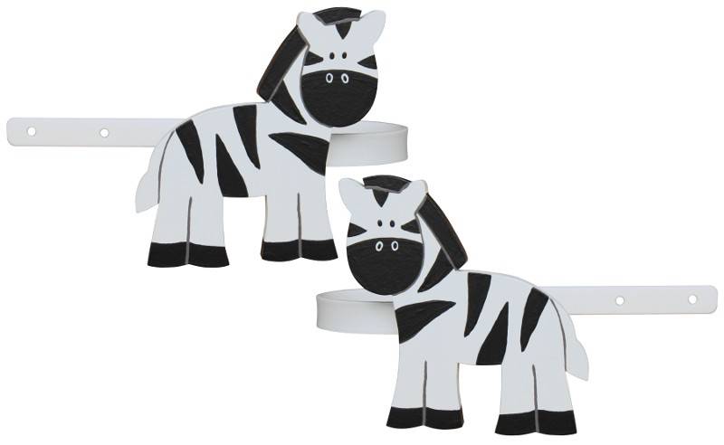 Safari Zebra Curtain Tiebacks