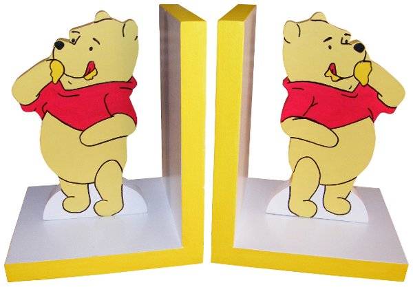 Wooden Winnie the Pooh Bookends