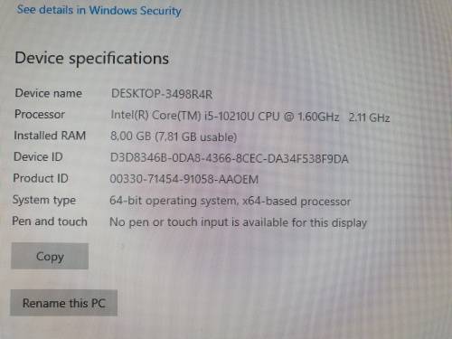 ****IN BOX**** - 10th gen i5 NUC + 8gb ram + 256gb nvme