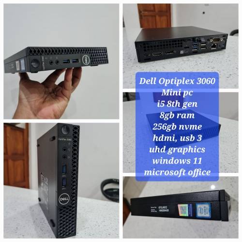 Mini PC - Dell Optiplex 3060 - i5 8th gen + 8gb ram + 256gb nvme