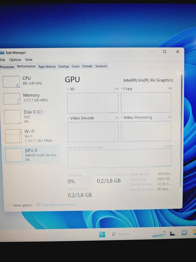 Asus Expertbook - i7 11th - 8gb - 512gb nvme