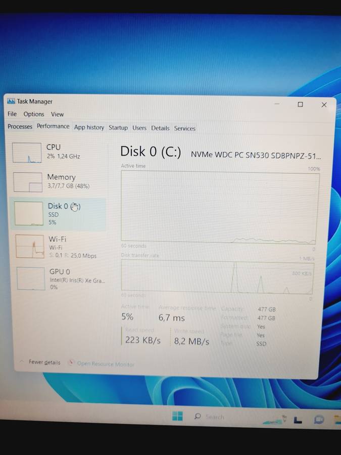 Asus Expertbook - i7 11th - 8gb - 512gb nvme