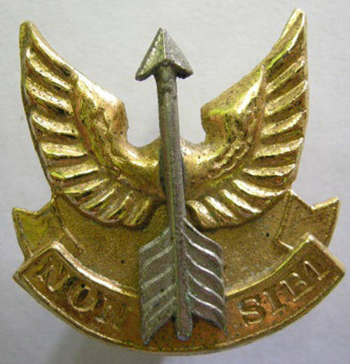 SADF - Wemmerpan Commando Bi-Metal bolt & nut Cap Badge/Berei Badge - NON SIBI MILITRY as issued