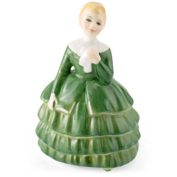 A STUNNING ROYAL DOULTON FIGURINE BELLA HN 2340 ARTIST PEGGY DAVIES ISSUED 1968 / 11.5CM