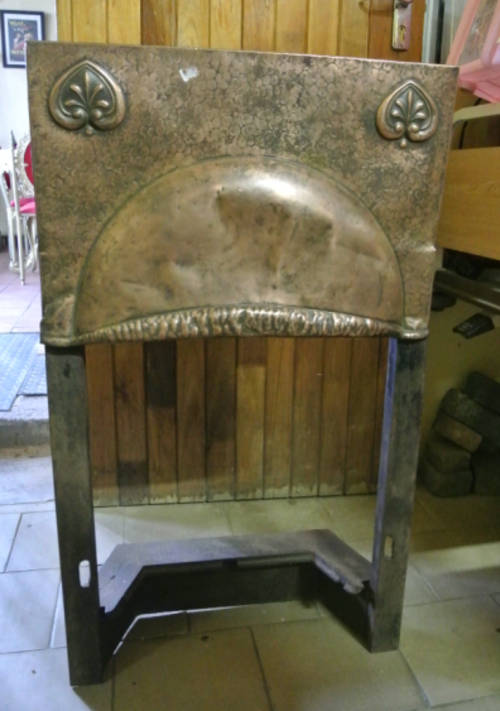 coppper fire place