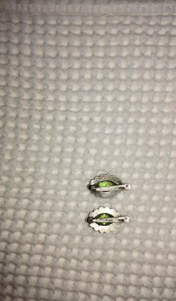 silver and gold earrings