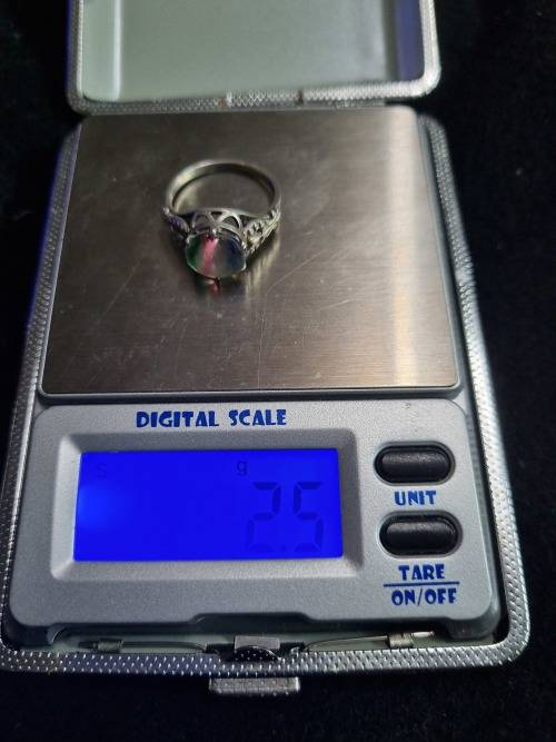 Silver antique ring