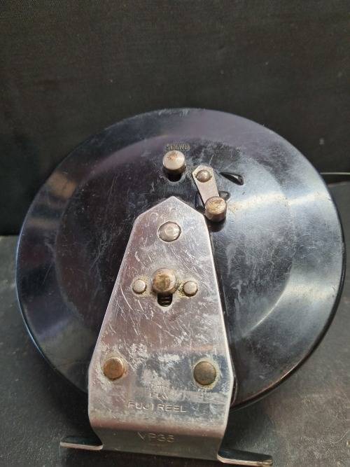 Antique bakelite fuji fishing reel vp35