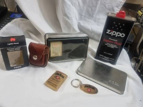 Jim Beam zippo lighter set