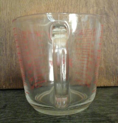 VINTAGE FIRE-KING 1 LITRE JUG - ANCHOR HOCKING USA