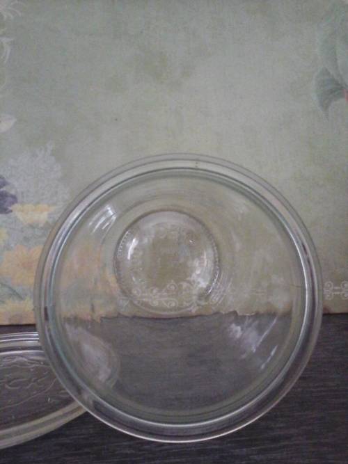 VINTAGE 'WECK RUND RAND GLASS 100' CANNING/STORAGE JAR