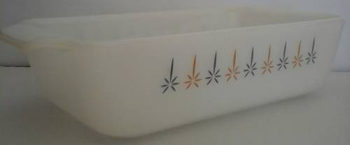 VINTAGE MILK GLASS SERVING DISH