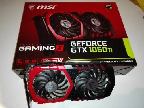 MSI Geforce GTX 1050Ti  Gaming X 4GB