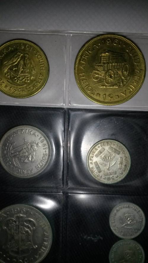 1961 SOUTH  AFRICAN COIN SET