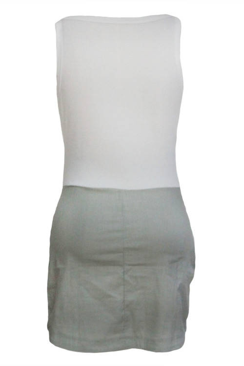 STYLISH DOUBLE POCKET DETAIL MINI DRESS