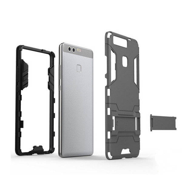 Hybrid Shockproof Heavy Duty Hard Case Stand Cover For Huawei P9