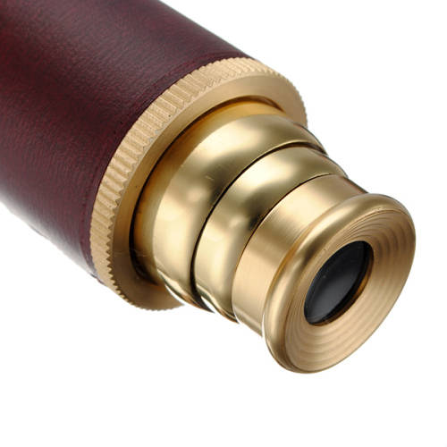 25X30 Long Brass Nautical Monoscope Telescope Telescopic Eye Vision Glass Monoculars