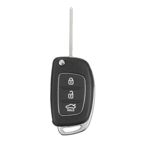 Car Remote Folding Flip Key Shell Case Fob Blade Right Fold for Hyundai ix35 Santa Fe 3 Button