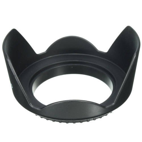 67mm Reversible Petal Flower Lens Hood Screw-On for Nikon Canon Olympus DSLR