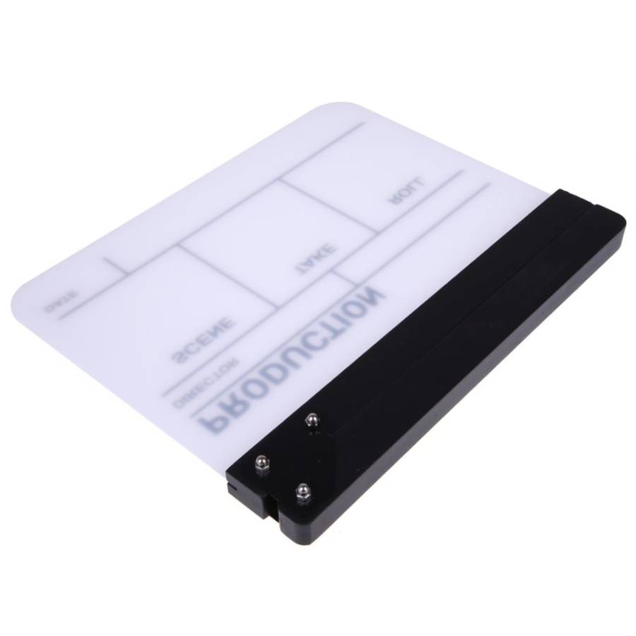 Clapperboard TV Film Movie Clapper Board Handmade Colorful Erase Director Cut Prop