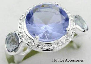 **INTERNATIONAL POSTAGE** HALLMARKED 925 STERLING SILVER SIMULATED AMETHYST RING
