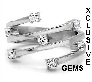 **R35 POSTAGE** STAINLESS STEEL SIMULATED DIAMOND RING