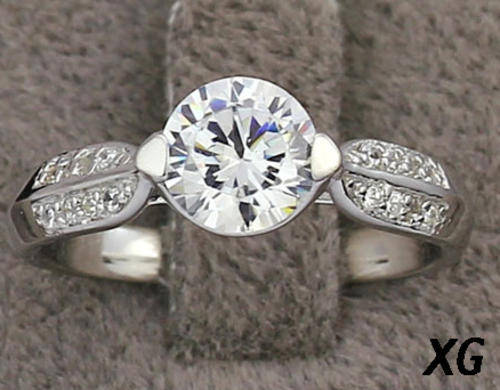 CLASSIC 1.25CT SIMULATED DIAMOND GENUINE 925 STERLING SILVER LADIES RING