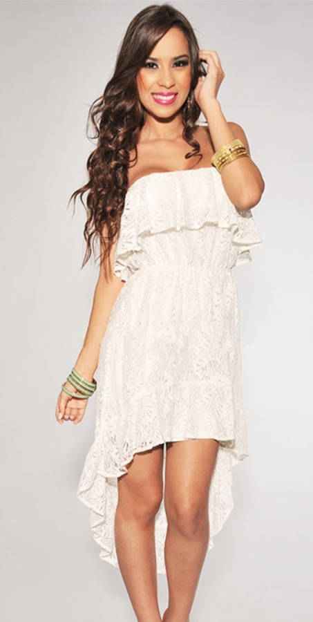 INTRICATE LACE DETAIL DRESS
