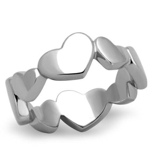** 18K WHITE GOLD PLATED LADIES RING