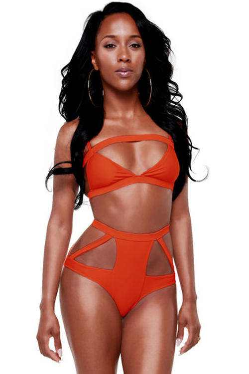 *LOCALLY IN STOCK* NOVEL HOLLOW OUT HIGH WAIST BIKINI