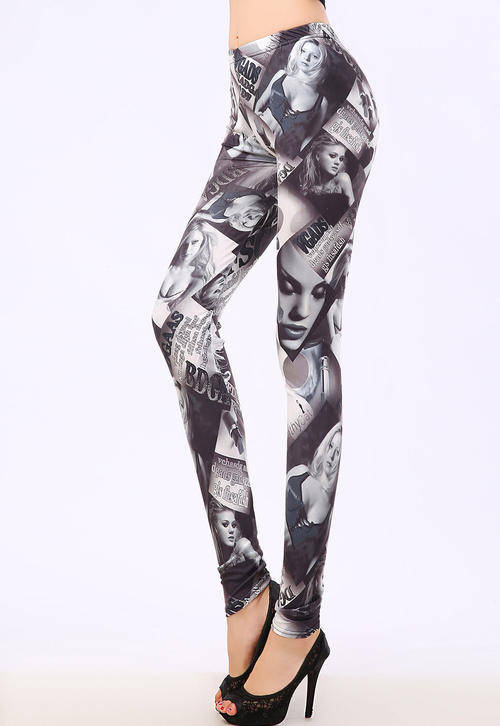 TRENDY FASHION PRINT LEGGINGS