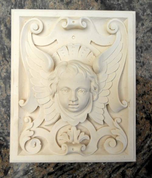 Beautiful antique style plaque "Angel"