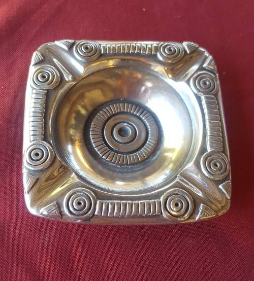 CARROL BOYES PEWTER ASHTRAY