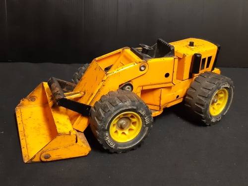 VINTAGE METAL TONKA ARTICULATING FRONT END LOADER 26 CM LONG