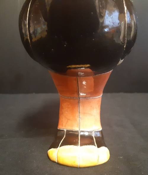 RAKU POTTERY HIGHLY COLLECTIBLE OSTRICH FIGURINE