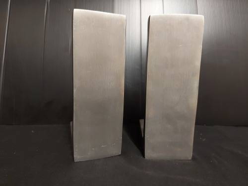 BEAUTIFUL CAST ALUMINIUM THAI BUDDHAS BOOKENDS