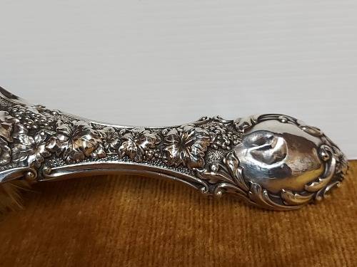 1903 ANTIQUE EDWARDIAN ERA HALLMARKED BIRMINGHAM SILVER-BACKED BRUSH